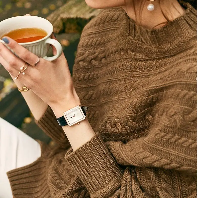 Высококачественный кашемировый свитер Женский в европейском и американском