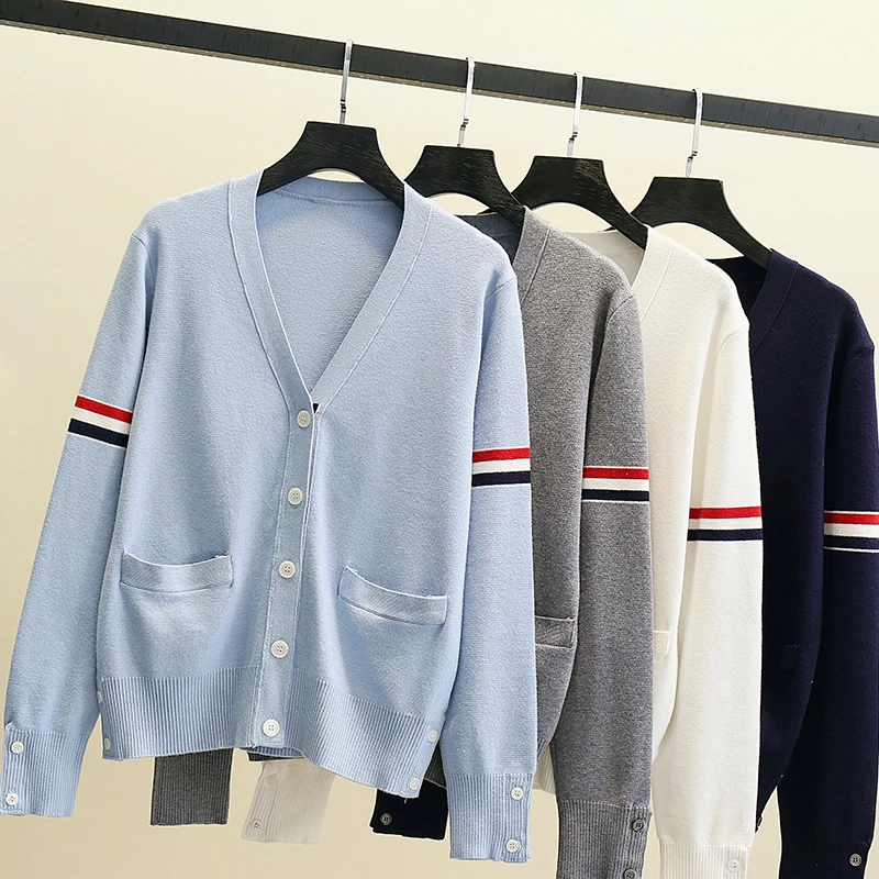 

2021 осенний брендовый кардиган, свитеры Y2k, корейская мода, пальто, вязаная одежда с длинным рукавом, кавайные женские топы, повседневная одеж...