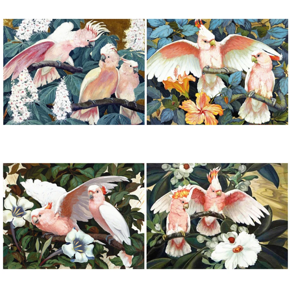 

Diy 5d Full Diamond Embroidery Animal Mosaic Diamond Painting Department Parrot Painting Cross Stitch Needlework Handmade Hobby
