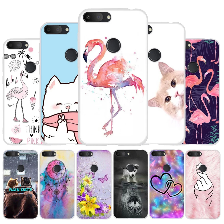 

Case For Alcatel 1S 5024d 2019 Case Silicone Soft TPU Back Cover For Alcatel 1S 1 S 5.5" Phone Covers protector Cute Anime Cat