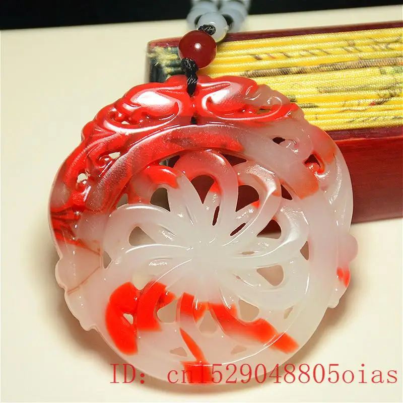 Натуральный цвет китайский Нефритовый дракон ожерелье из бисера очаровательное