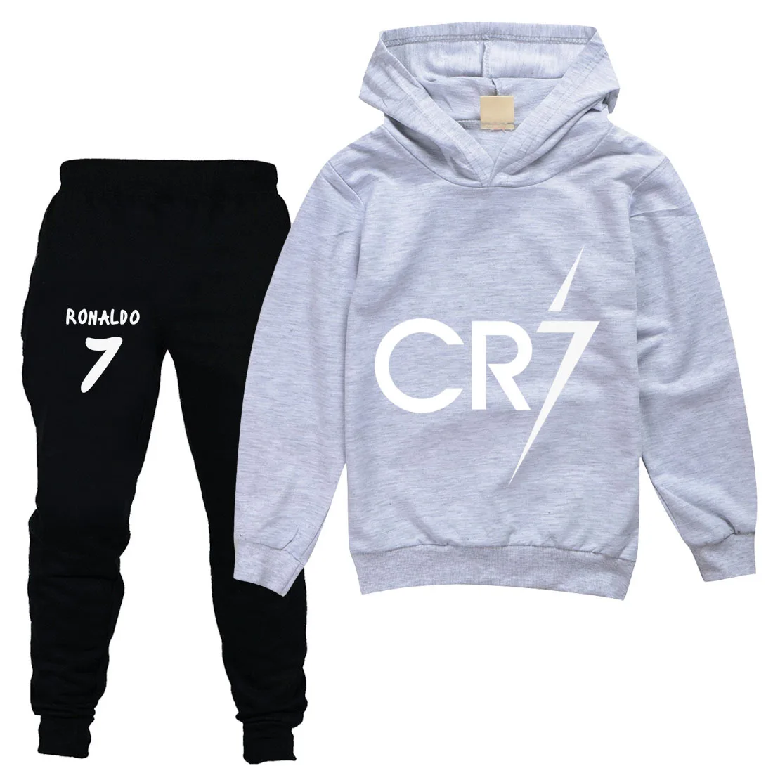 CR7 Cosplay Boys Girls Clothing Sets Spring Autumn Kids Outfits Hoodie Shirt+Pants 2Pcs Tracksuit Children Clothes Jogging Suit |