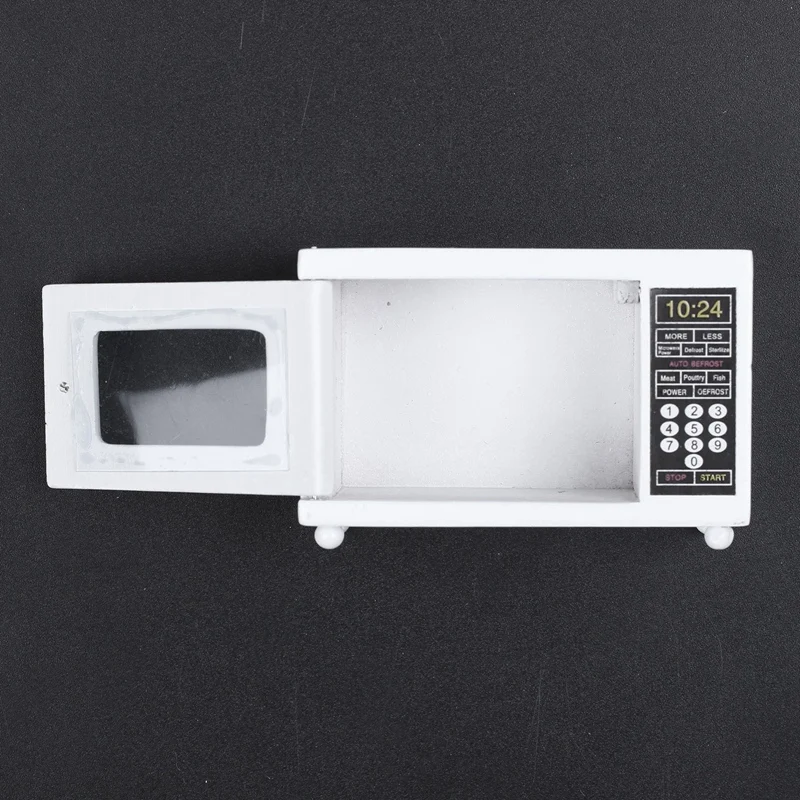 

Microwave 1: 12 Scale miniature for doll house (white)
