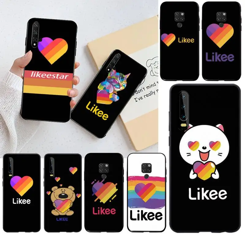 Мягкий силиконовый чехол PENGHUWAN likee из ТПУ с забавным котом для телефона Huawei P30 P20 lite