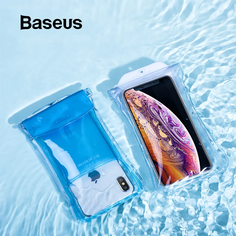 Baseus водонепроницаемый чехол для телефона для iPhone Xs Max XR водонепроницаемая сумка для samsung S9 S10 Redmi Note 7 Pro Чехол для мобильного телефона