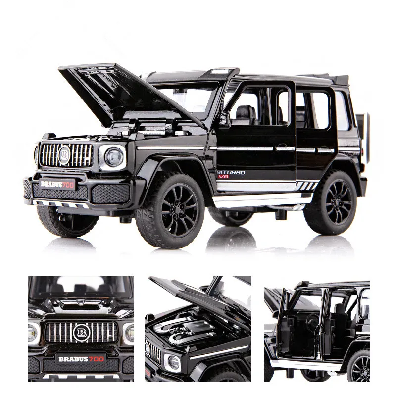 

High Simulation 1:32 New G700 G65 SUV Diecast Metal Toy Car Model Vehicle Sound Light Pull Back Car Kids Toys Gifts 118