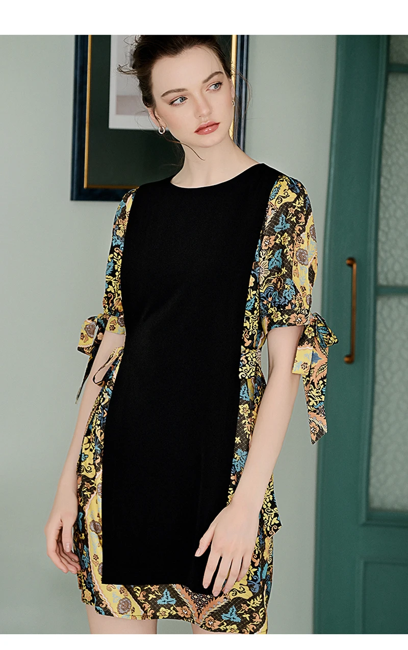 Винтажные Модные женские Платья с цветочным принтом бандажные дизайнерские