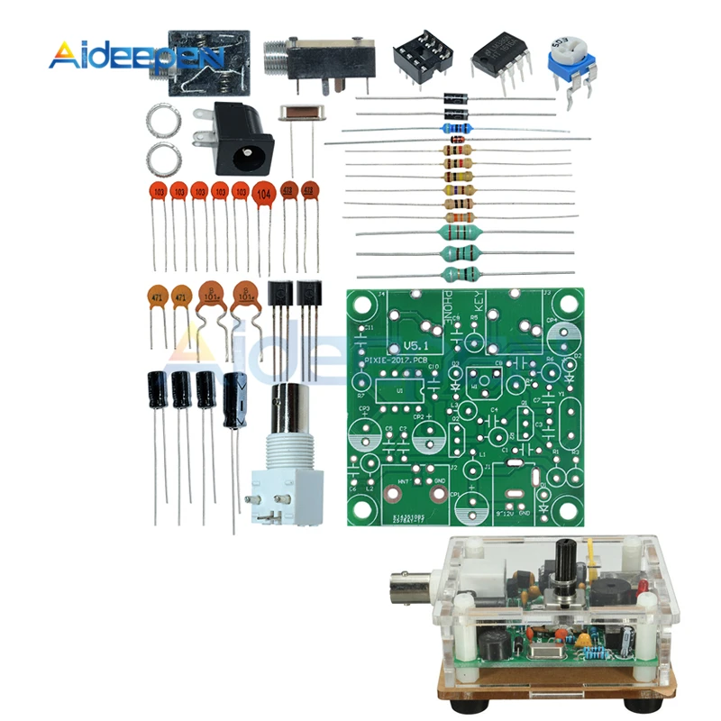 S-PIXIE CW QRP супер коротковолновый радиоприемник трансивер Радио 7 023 кГц DIY Наборы с