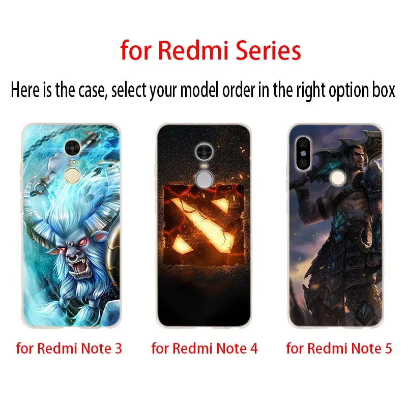 Мягкий чехол с логотипом dota 2 для Xiaomi Redmi Note 8 7 6 5 Pro 8a 6pro 6a s2 5a 4a 5plus y3 Coque Funda Etui чехлы