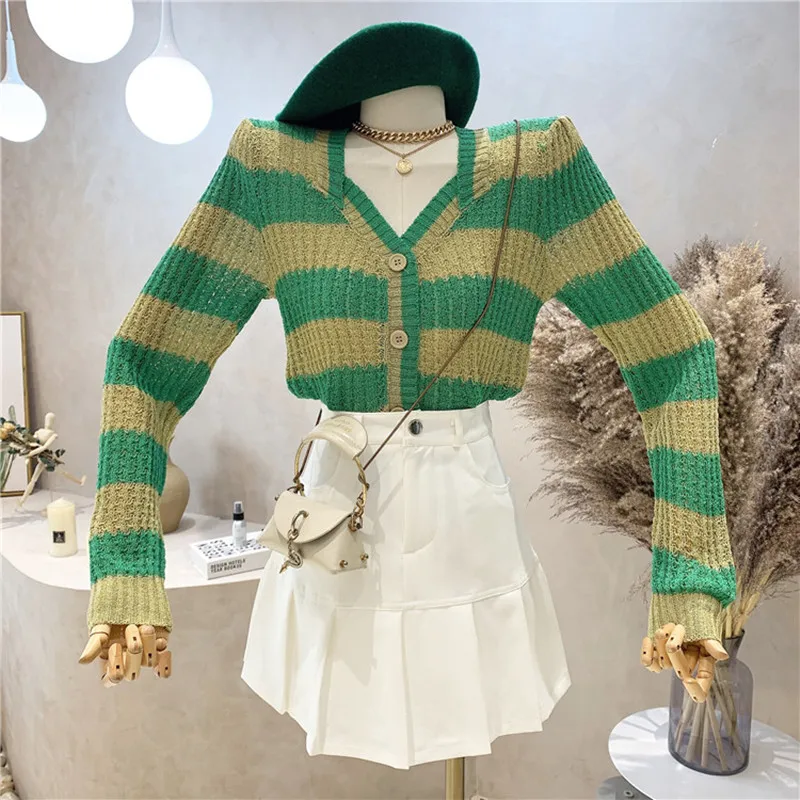 

New Women's Clothing Summer 2021 Fashion Design sense Versatile and thin High waist A-line Pleated skirt