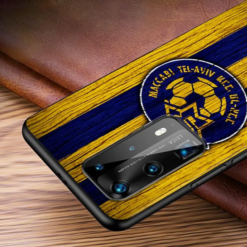 

Football Maccabi Haifa For Huawei P Smasrt 2018 2019 2020 2021 Smart S/Z Smart Plus Smart Pro Black Soft Cover Phone Case