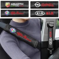 car interior belt cover padding car seat belt strap protector pads for abbas kia opel honda alfa romeo jeep car seat accessories
