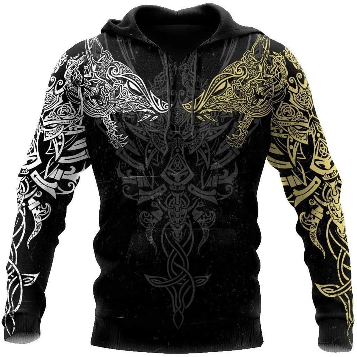 

Viking Pattern Hoodie 3D All Over Printed For Men/Women Spring/Autumn Casual Pullover Zip Hoodies Streetwear Dropshipping