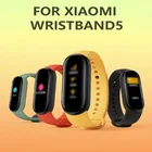 Ремешок силиконовый для Xiaomi Mi Band 5, сменный спортивный браслет для смарт-часов, разные цвета