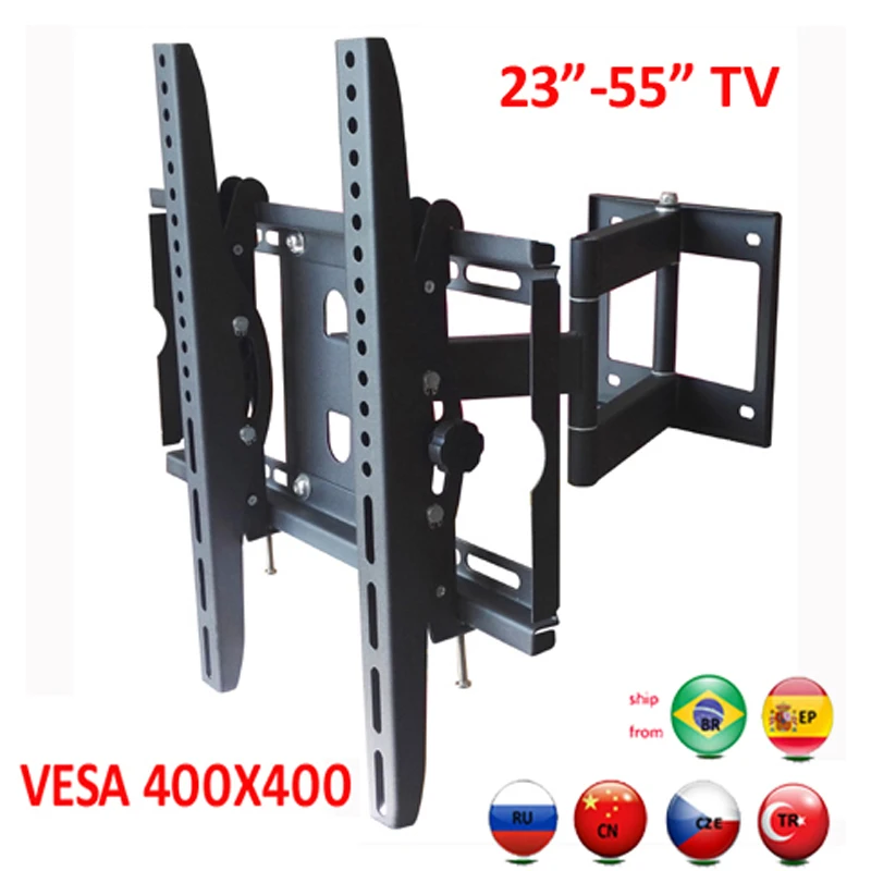 DL-WA-88ST 50 кг 3 руки 55 дюймов 42 Выдвижной led Телевизор FULL motion ЖК настенный кронштейн выпадающего Телевизор Лифт