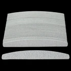 Пилка для ногтей серая 100100180 шт.лот, изогнутые серые блоки для гель-лака, инструменты для маникюра и ухода за ногтями