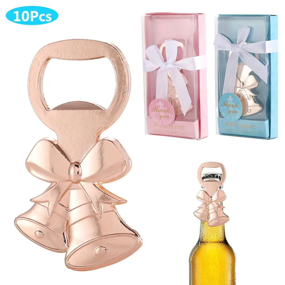 

10Pcs Cute Bell-shaped Beer Cocktail Bottles Opener Cap Removal Kitchen Gadget