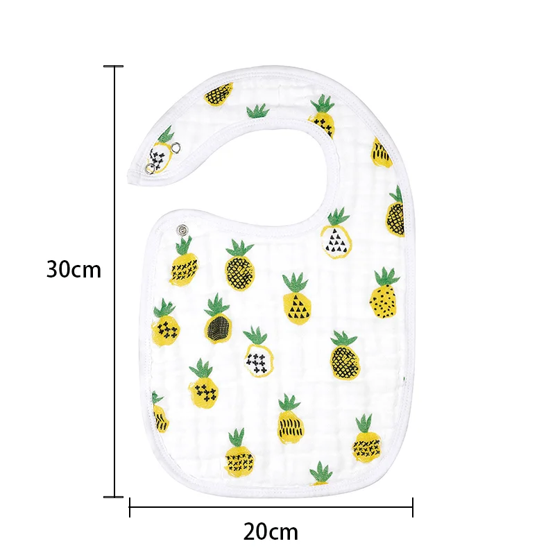

Baby Bibs Cartoon Printing Cute Toddler Baby Saliva Towel Boys Girls Bandana Cotton Towel Baby Tassel Dinner Feeding Saliva Bibs