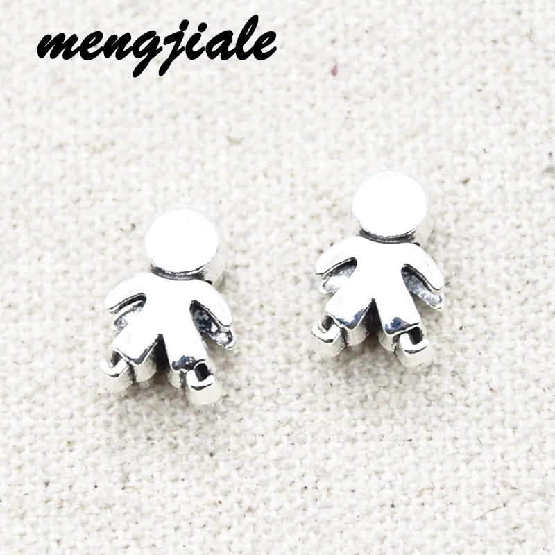 

15 шт.; Оптовая продажа; Детское нижнее белье 5 мм отверстие старинное серебро МАЛЬЧИК бусины для изготовления своими руками самодельное европейский браслет ювелирные изделия для производства комплектующих для 14*9 мм