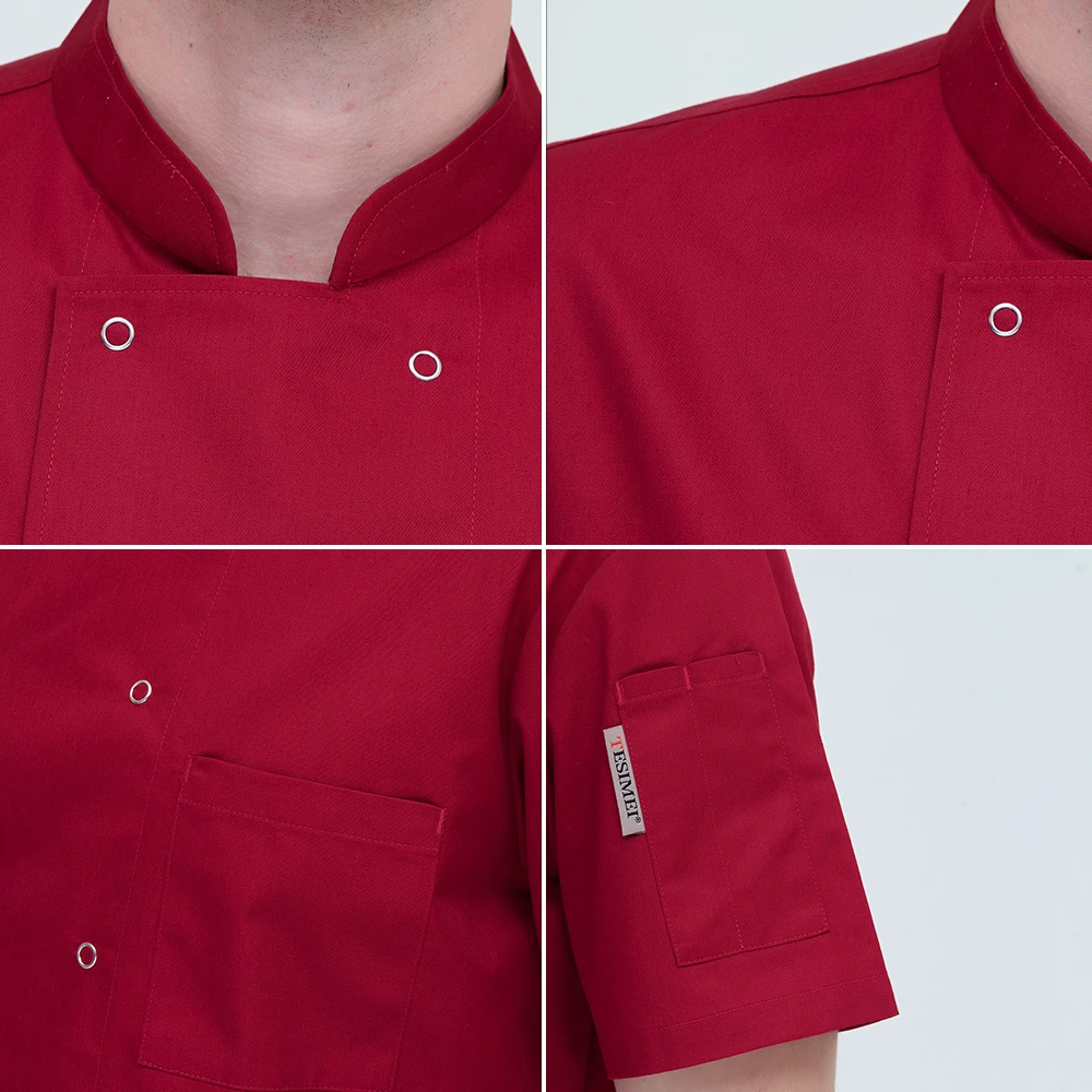 Высокое качество шеф повара куртки отель официант кухня Ресторан Униформа