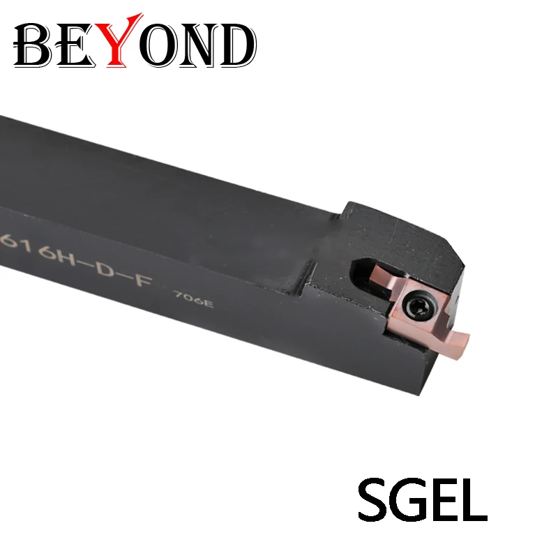 

BEYOND External Tool Holder SGEL SGEL1212K-D-F SGEL1616H-D-F SGEL2020K-D-F 12mm 16mm 20mm CNC Lathe Cutter Boring Bar