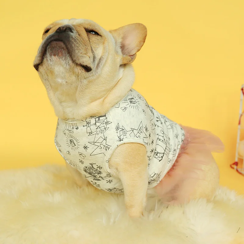 PETCIRCLE Французский бульдог корги мопса собака маленькая и средняя одежда для