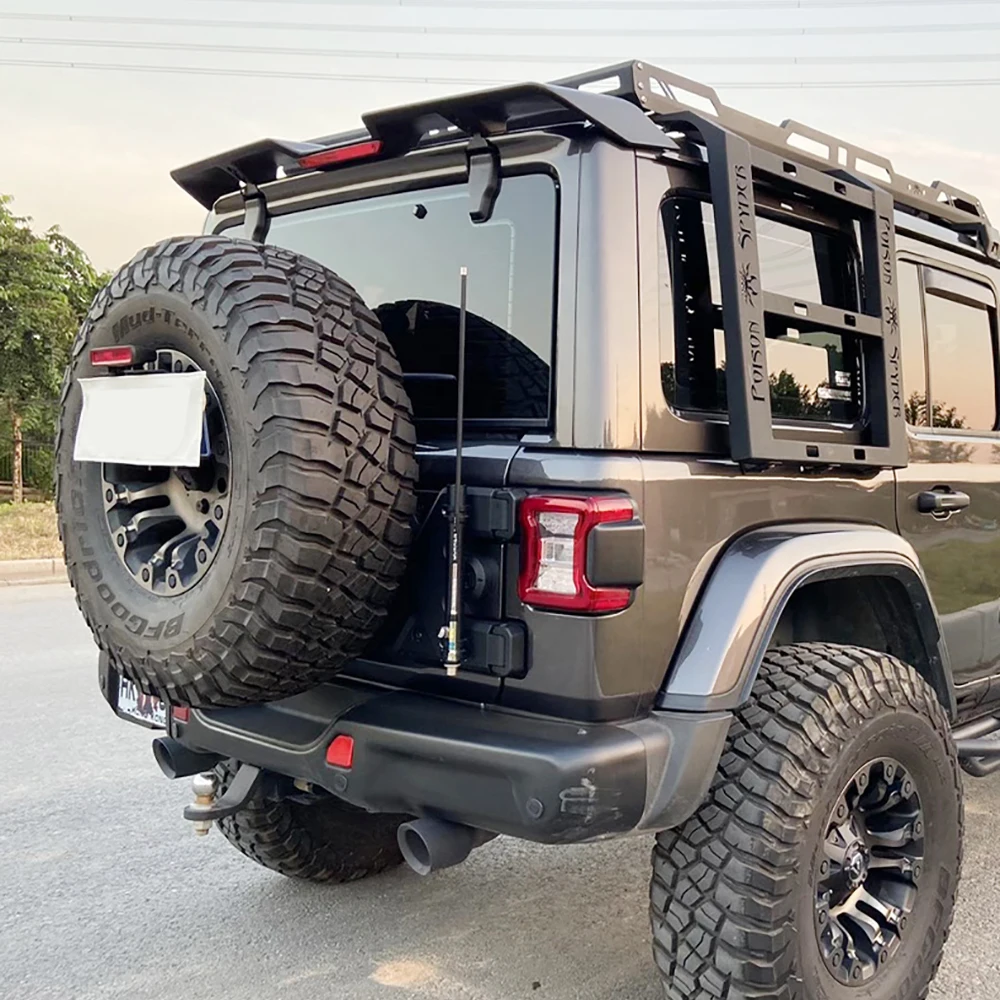 4X4 внедорожник матовый черный заднее крыло модифицированное крыша со