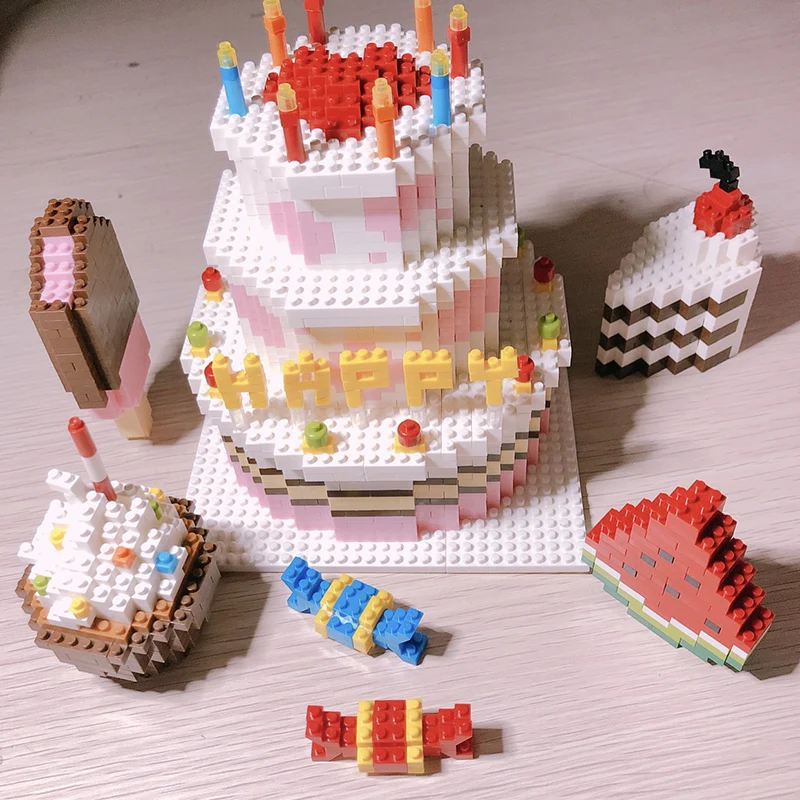 ZRK классические DIY Алмазные Мини Строительные блоки обучающая игрушка подарок на