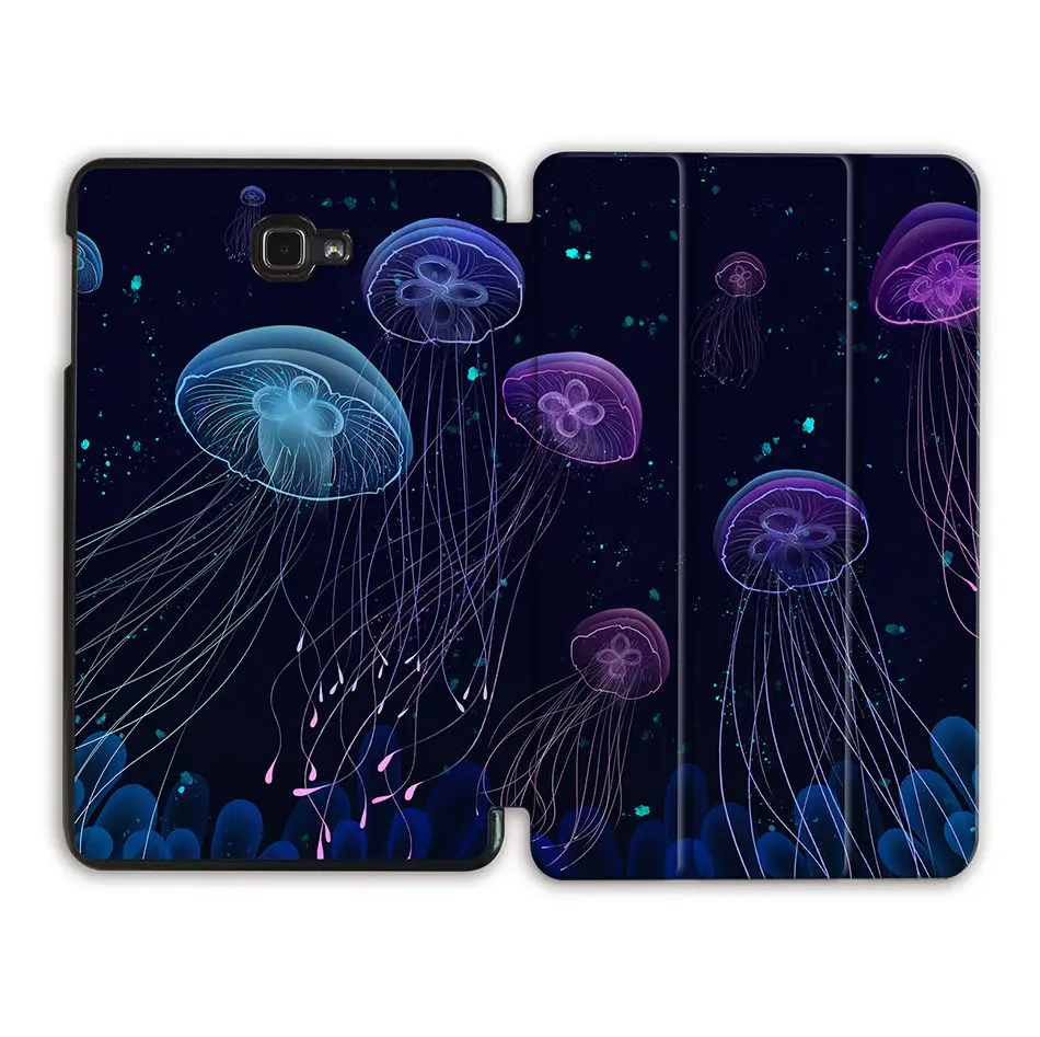 SS14 Чехол для планшета MTT для samsung Galaxy Tab A A6, 10,1 дюймов, SM-T580, T585, тонкий, трехслойный, из искусственной кожи, с откидной подставкой, умный чехол, защитный чехол - Цвет: SS14