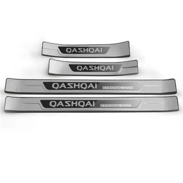 Автомобильный Стайлинг для Nissan Qashqai J11 накладка из нержавеющей стали/порог дверь порог порога Задний бампер протектор порога - Цвет: 5