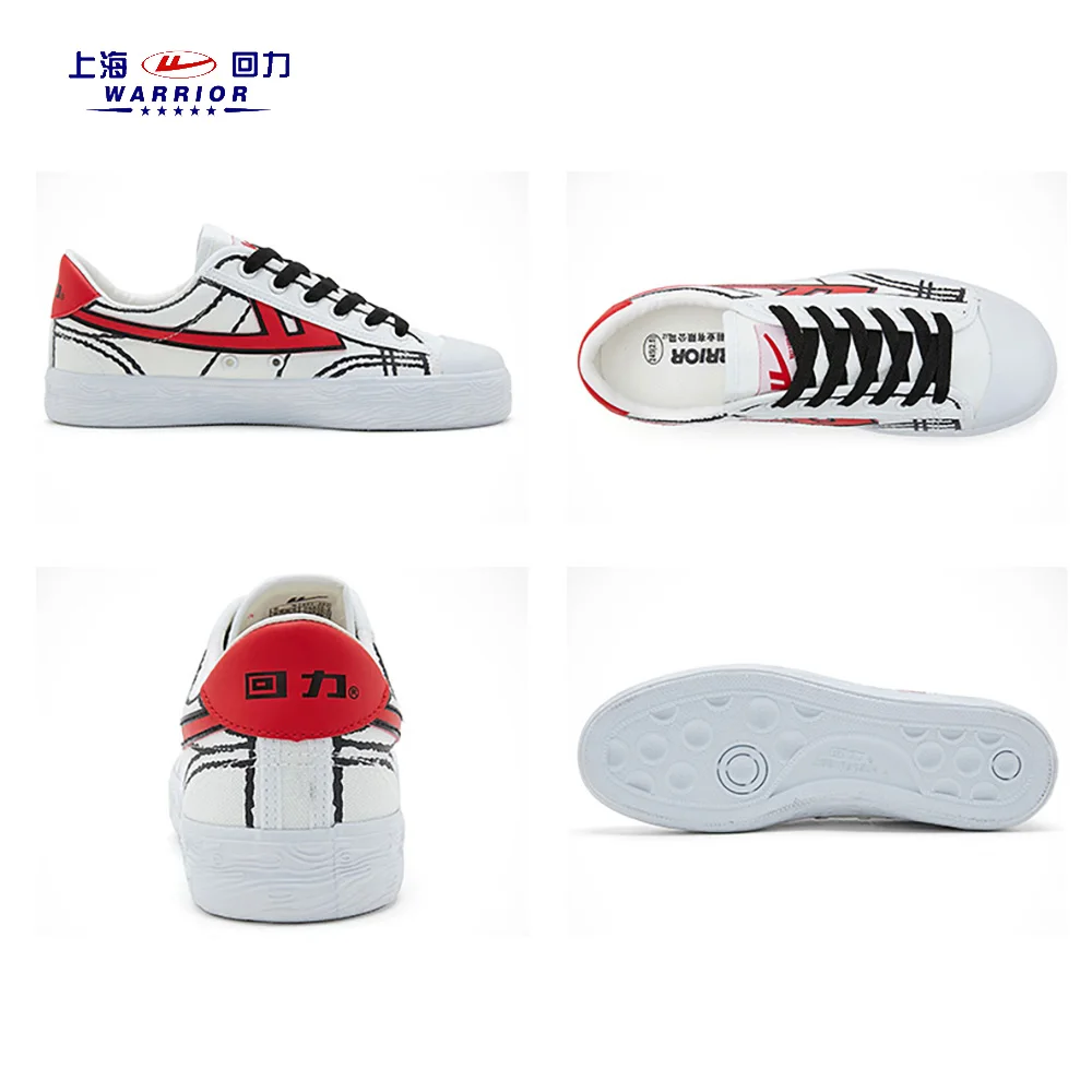 Skateboarding Shoe 2020 New Summer Unisex Low Upper Canvas Shoes Leisure Graffiti Korean Version Trend All-Match Ins Hot