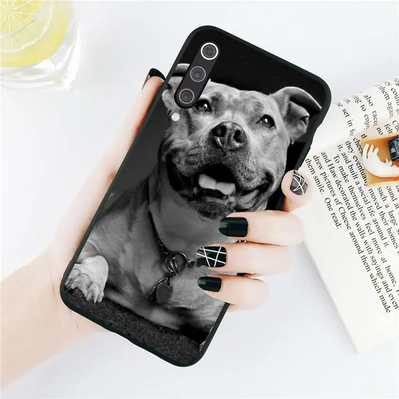 

Pit Bull Lovely Dog Pitbull Phone Case For Xiaomi Redmi note 7 8 9 t k30 max3 9 s 10 pro lite Luxury brand shell funda coque