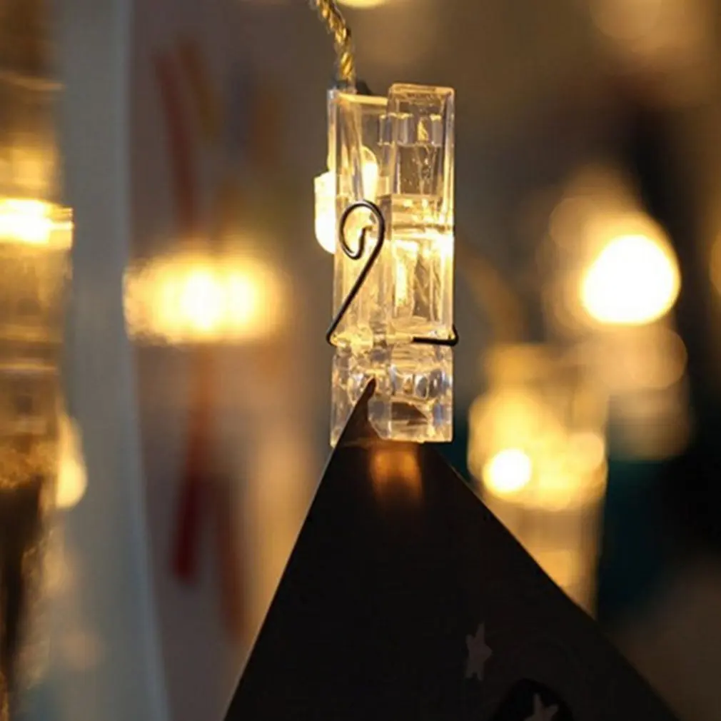 Светодиодный прозрачный светильник с зажимом для фото Usb батарейный блок