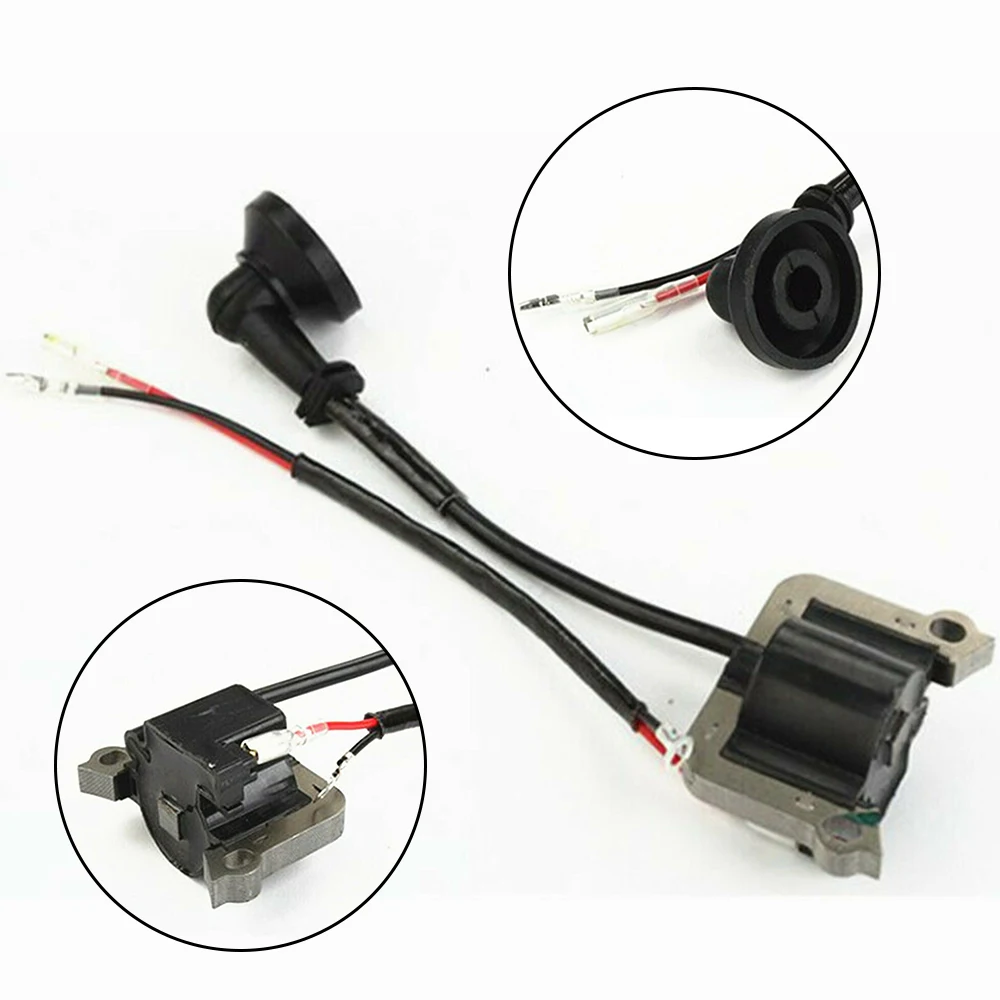 Ignition Coil For Chainsaw Strimmer Brush Cutter Lawnmower 2 Stroke 52mm Centres String Trimmer Parts & Accs | Инструменты