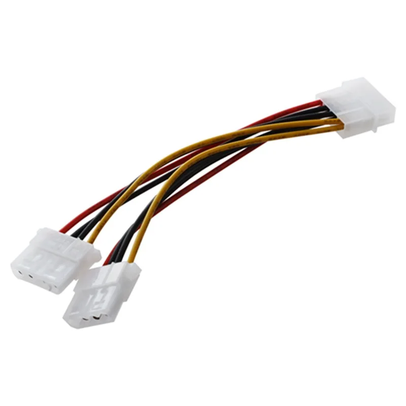 Computer Molex 6 Inches 4 Pin Power Supply Y Splitter Cable 1 Male to 2 Female | Электроника