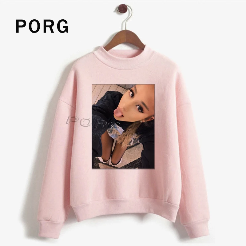 Фанаты Ariana Grande женские толстовки в стиле Харадзюку панк большие размеры модная