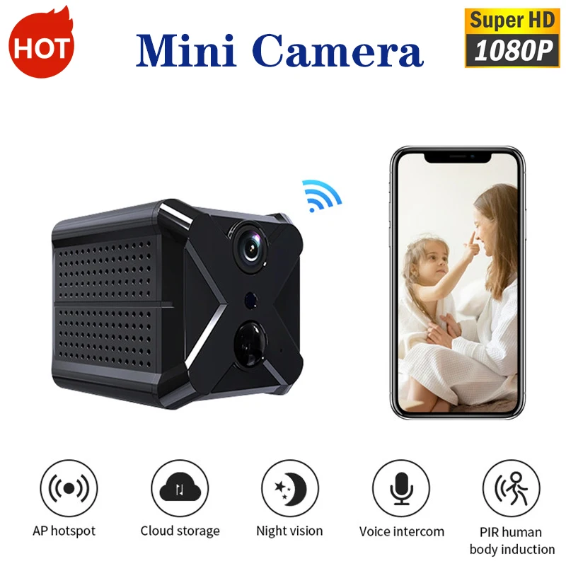 Мини-камера ночного видения X9 HD Wi-Fi | Электроника