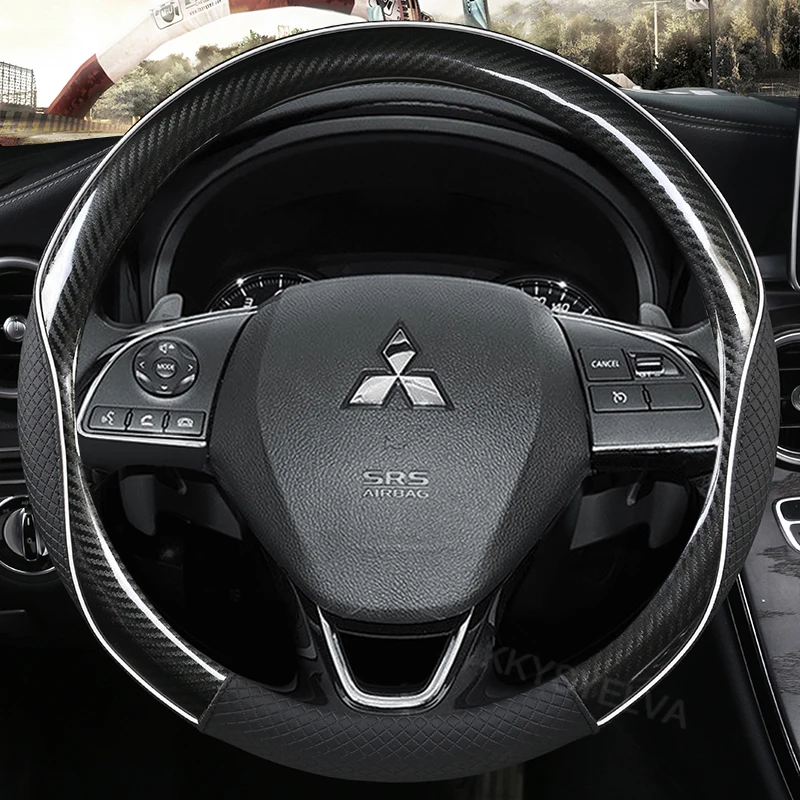 

Автомобильный чехол на руль 38 см 15 дюймов для Mitsubishi ASX RVR Pajero Sport Outlander PHEV Airtrek Grandis lancer evo Eclipse Cross