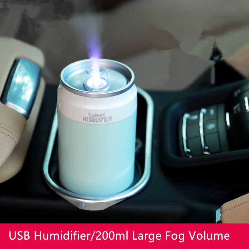 

Mini Office Air Humidifier USB Aroma Disinfectant Diffuser Rechargeable Battery Version Car Cold Flame New Year Xmas Gift