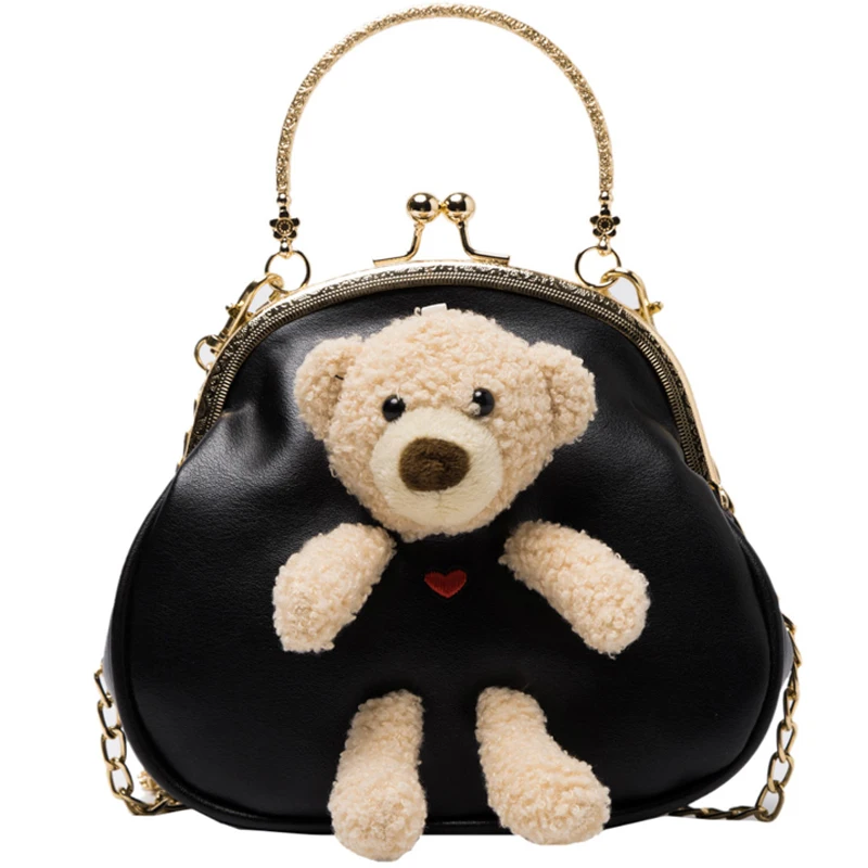 

Women Messenger Bag Cute Bear Shoulder Bags Ladies Fashion Handbags Purses Phone Bag Crossobdy Bags Bolsas Feminina Sac A Main