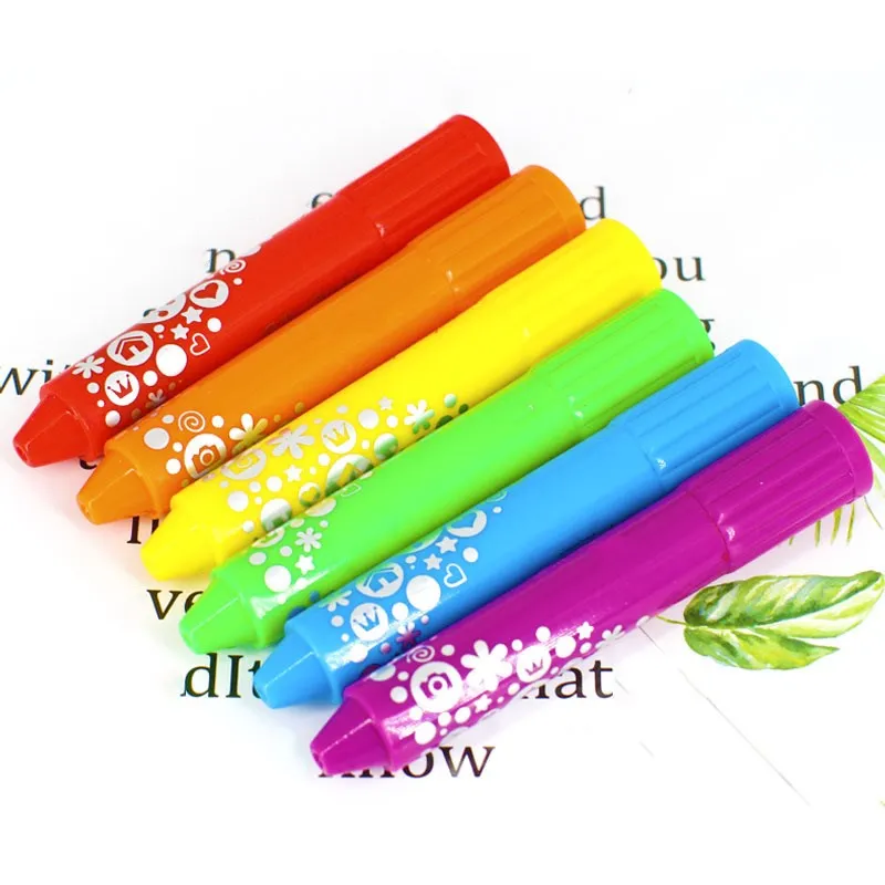 Creative Baby Color Graffiti Pen Bathroom Washing Color Crayons Children's Drawing Crayons Rotatable Bath Toys