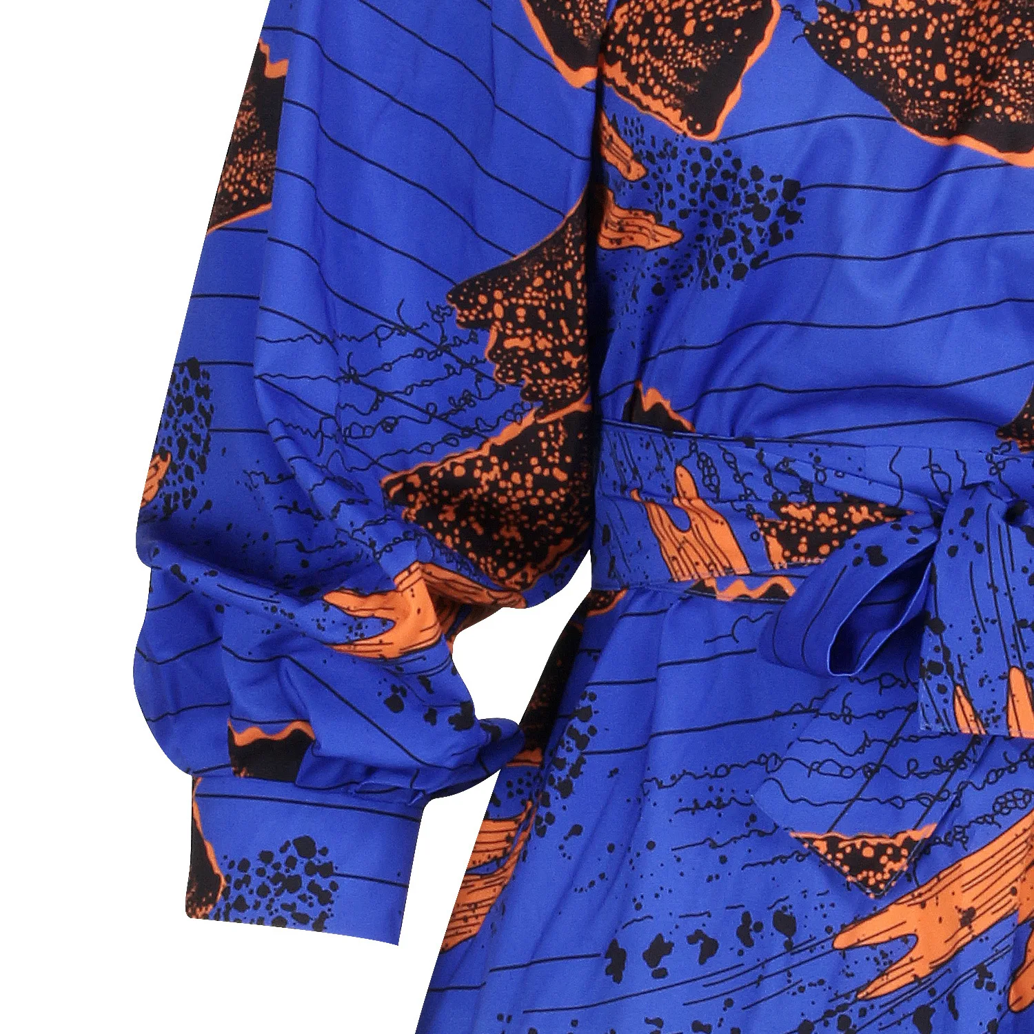 

2020NEW Summer African Dress for Women Fashion Short Dress Floral Print Bazin Vestidos Dashiki Party Off Shoulder Lace-up Dress