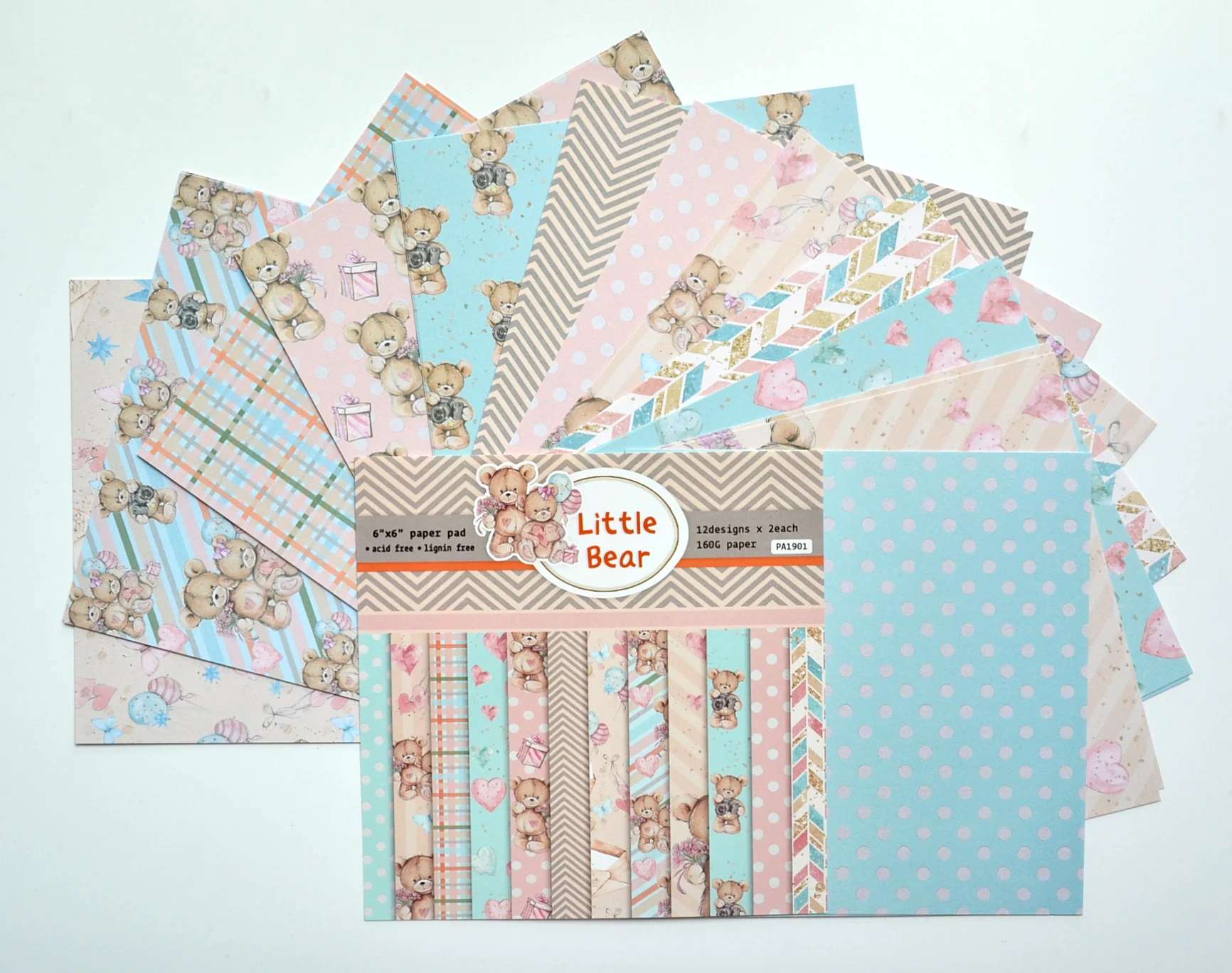 Серия Litte Bear бумажный пакет для скрапбукинга крафт бумага изготовления карт 6