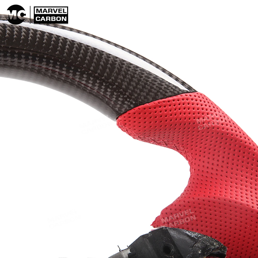 100% Real Carbon Fiber Steering Wheel for Toyo-ta CAMRY Highlander Previa Hilux Vigo Fortuner | Автомобили и мотоциклы