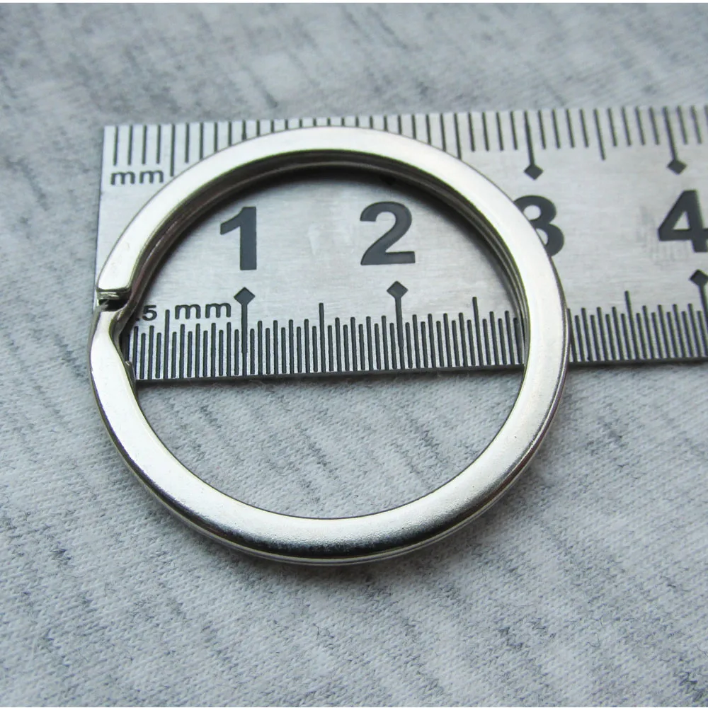 100 шт./лот плоские брелоки для ношения собака Метки Подвески зеркальные