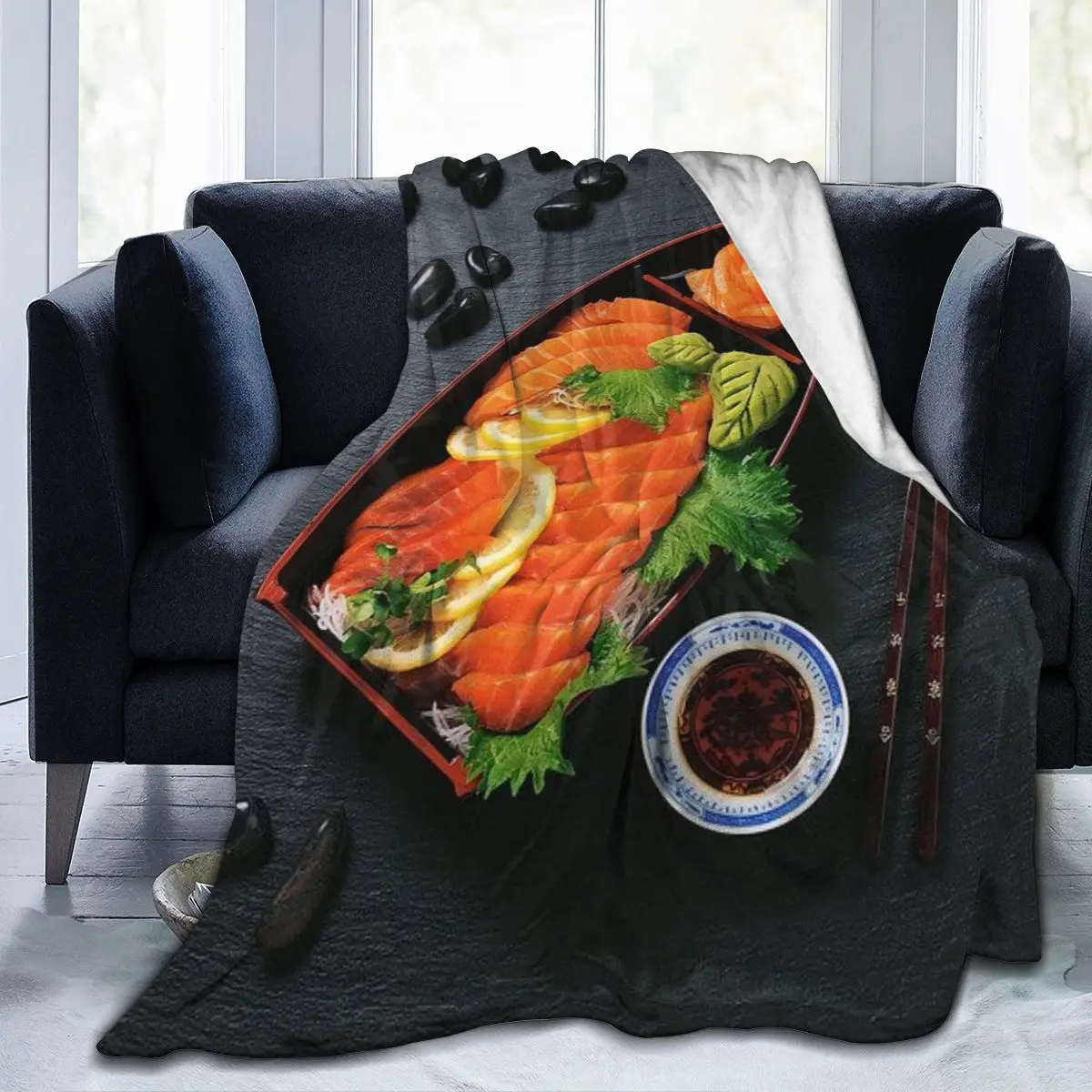 

Manta de felpa de secado rápido con estampado 3D de hamburguesa, ropa de cama de franela, suave, cuadrada, para picnic