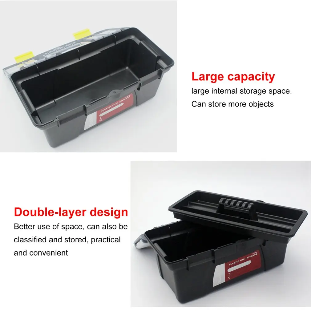 Portable S/M/L Size Plastic Hardware Toolbox Household Multifunction Maintenance Car Storage Box Anti-fall | Инструменты