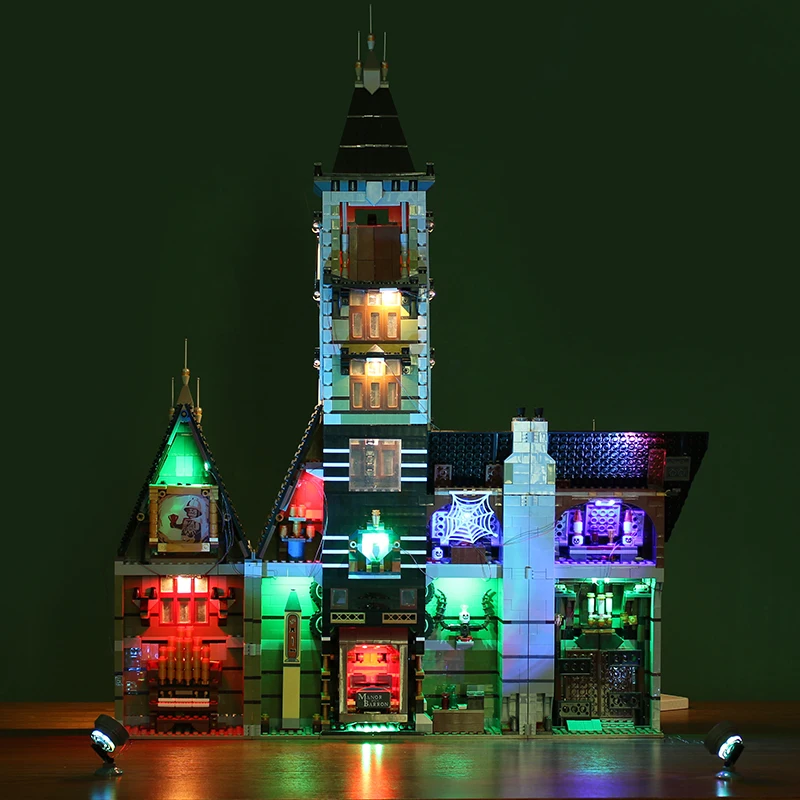 

Набор со светодиодной подсветкой для 10273, набор игрушек «Дом с привидениями» (не входят в комплект строительных блоков)