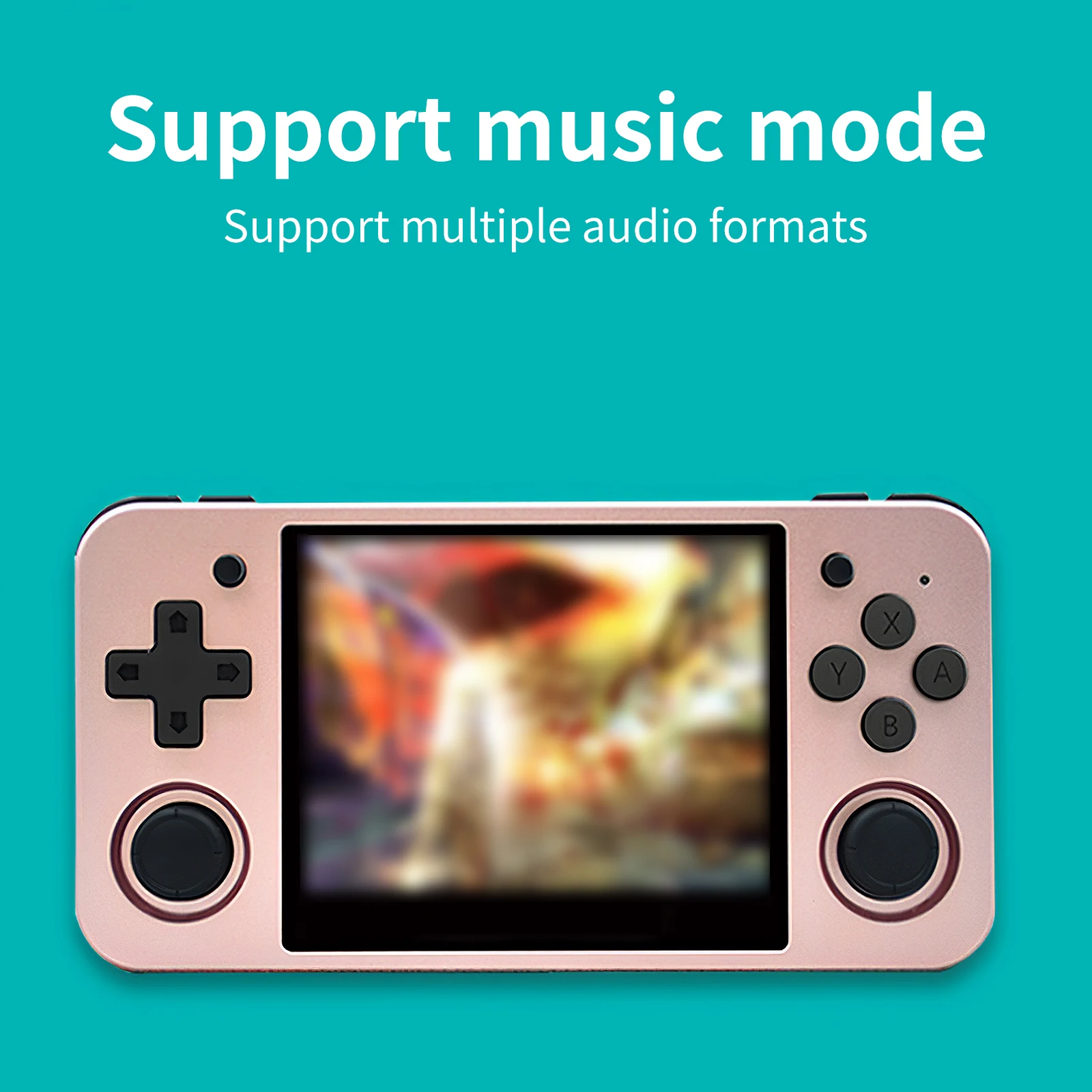 

Retro Game Player Electric Handheld Clear Display Pocket Portable Multiple Games Open Source System Video Game Console with Dual