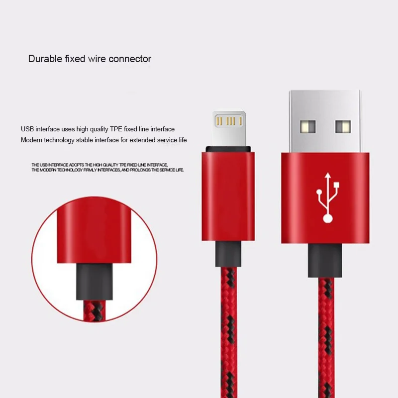 USB-кабель для iPhone 13 12 Mini 11 Pro Max Xs X XR 8 7 6 6s Plus iPad оригинальный свинцовый шнур быстрой